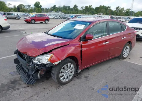 2015 Nissan Sentra S/Sv/Sr/Sl from USA, damaged, VIN 3N1AB7AP6FY309962